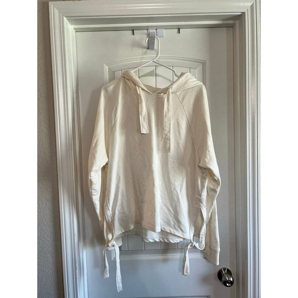 Andrew Marc Sport Cream Hoodie